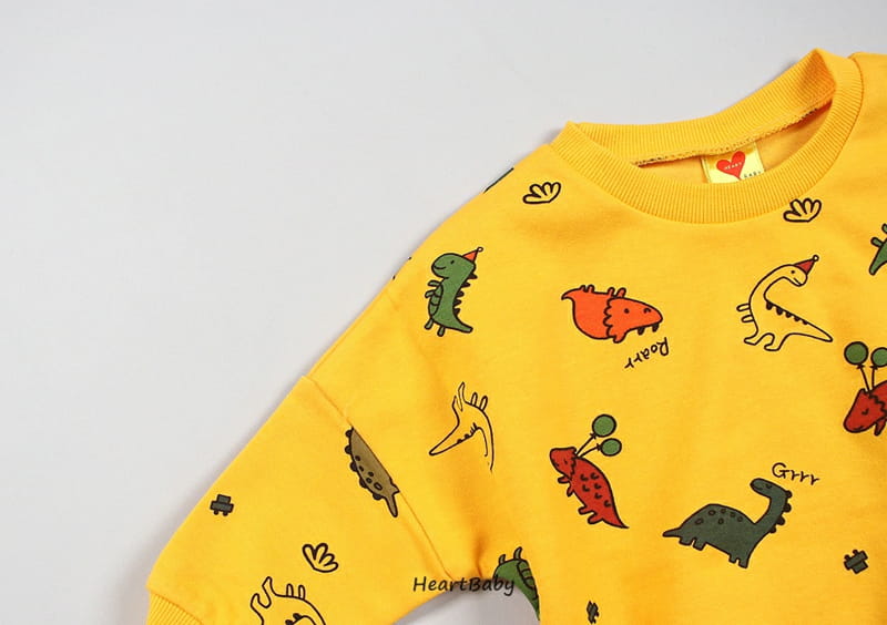HEARTBABY - Korean Children Fashion - #Kfashion4kids - Bebe Dino Bodysuit - 4