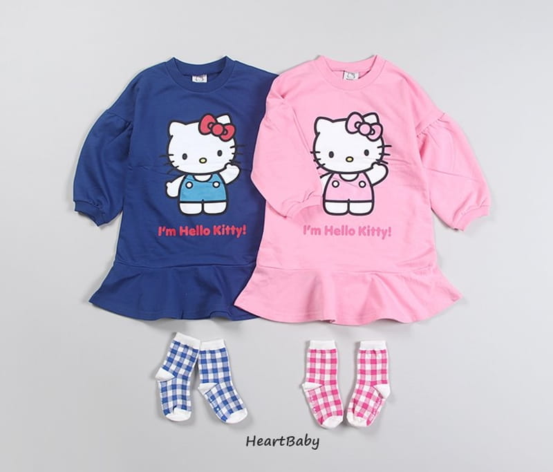 HEARTBABY - Korean Children Fashion - #Kfashion4kids - Kitty One-piece