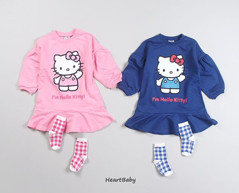 HEARTBABY - Korean Children Fashion - #Kfashion4kids - Kitty One-piece - 2