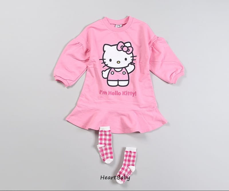 HEARTBABY - Korean Children Fashion - #Kfashion4kids - Kitty One-piece - 9