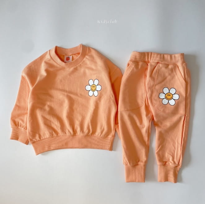 HEARTBABY - Korean Children Fashion - #Kfashion4kids - Sun Flower Top Bottom Set - 2