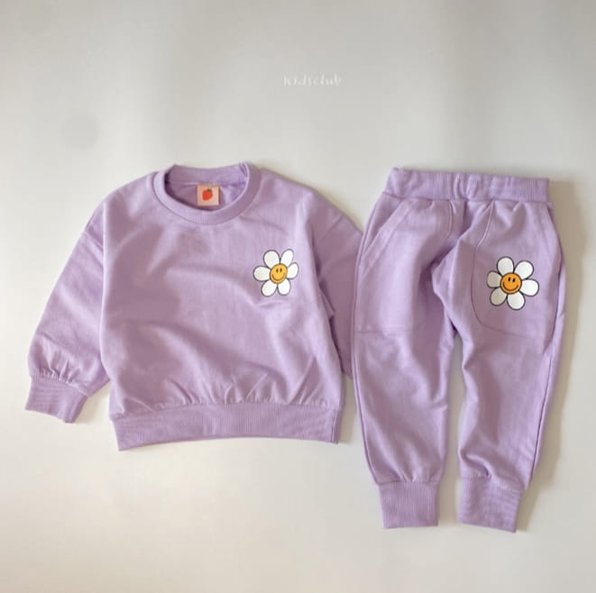 HEARTBABY - Korean Children Fashion - #Kfashion4kids - Sun Flower Top Bottom Set - 3