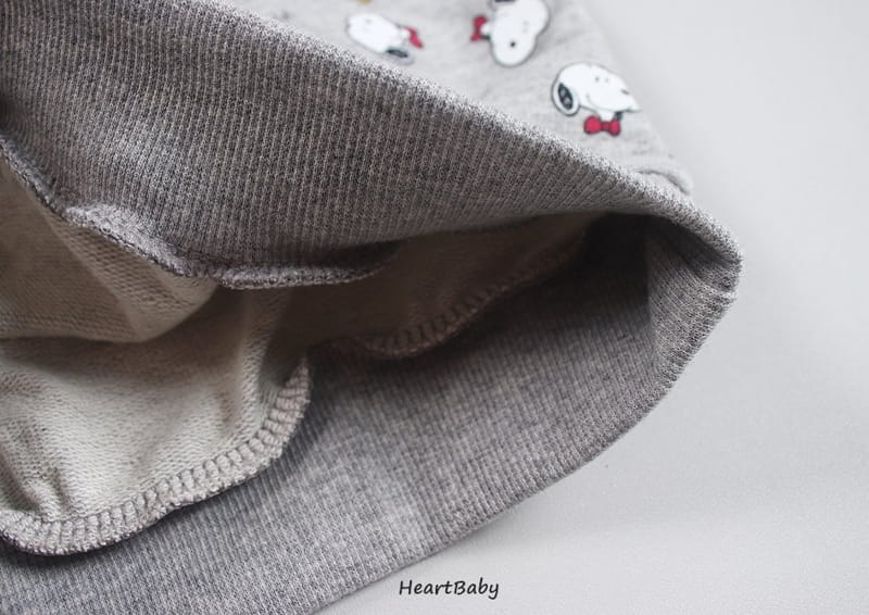 HEARTBABY - Korean Children Fashion - #Kfashion4kids - Snoophy Pattern Top Bottom Set  - 10