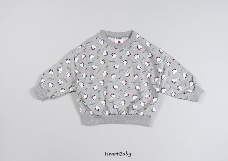 HEARTBABY - Korean Children Fashion - #Kfashion4kids - Snoophy Pattern Top Bottom Set  - 7