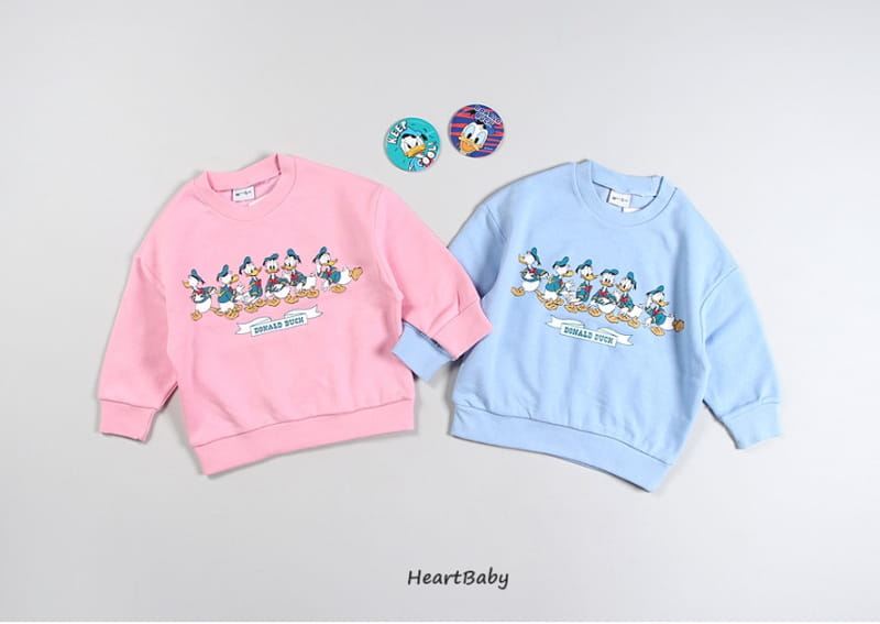 HEARTBABY - Korean Children Fashion - #Kfashion4kids - Donald Sweatshirt