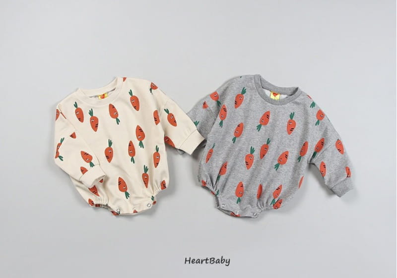 HEARTBABY - Korean Children Fashion - #Kfashion4kids - Bebe Carrot Bodysuit