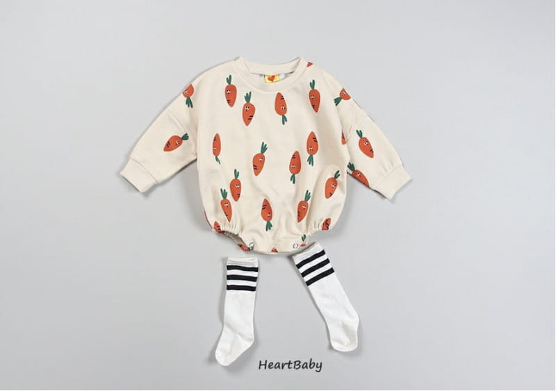 HEARTBABY - Korean Children Fashion - #Kfashion4kids - Bebe Carrot Bodysuit - 4