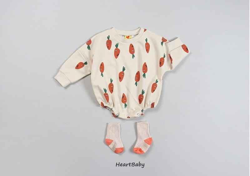 HEARTBABY - Korean Children Fashion - #Kfashion4kids - Bebe Carrot Bodysuit - 5