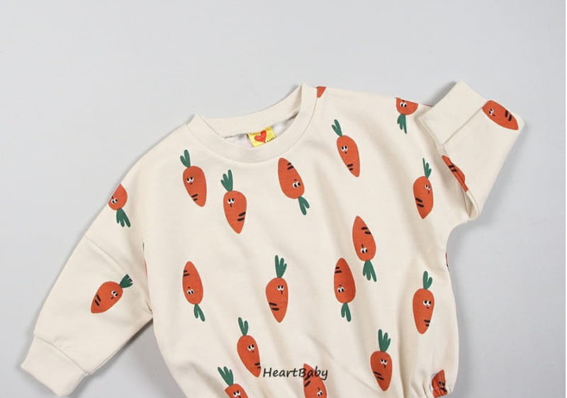 HEARTBABY - Korean Children Fashion - #Kfashion4kids - Bebe Carrot Bodysuit - 6