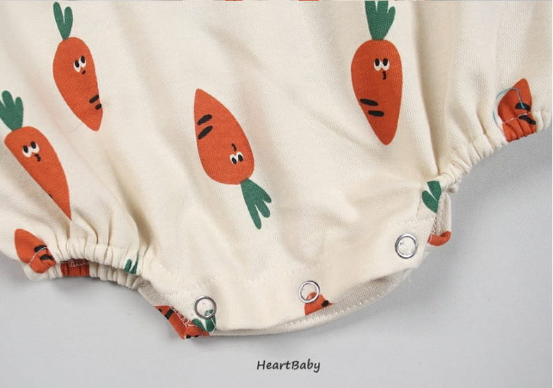 HEARTBABY - Korean Children Fashion - #Kfashion4kids - Bebe Carrot Bodysuit - 7