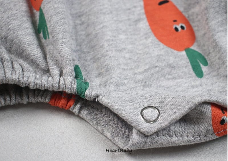 HEARTBABY - Korean Children Fashion - #Kfashion4kids - Bebe Carrot Bodysuit - 8