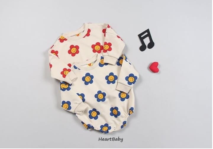 HEARTBABY - Korean Children Fashion - #Kfashion4kids - Bebe Daisy Bodysuit - 2