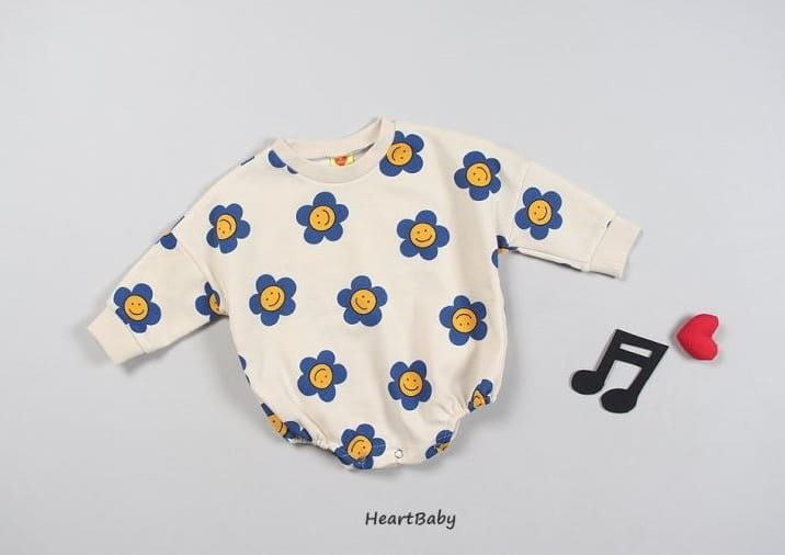 HEARTBABY - Korean Children Fashion - #Kfashion4kids - Bebe Daisy Bodysuit - 4