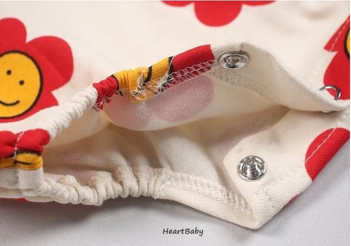 HEARTBABY - Korean Children Fashion - #Kfashion4kids - Bebe Daisy Bodysuit - 8