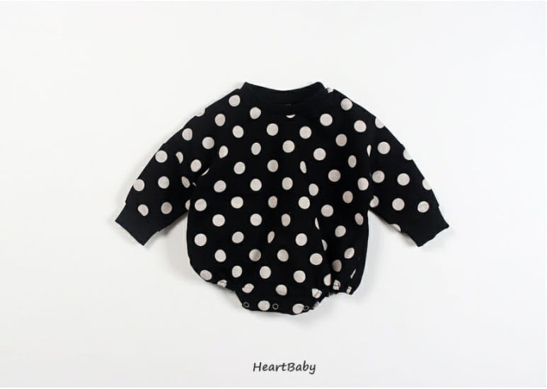HEARTBABY - Korean Children Fashion - #Kfashion4kids - Bebe Dot Bodysuit - 12