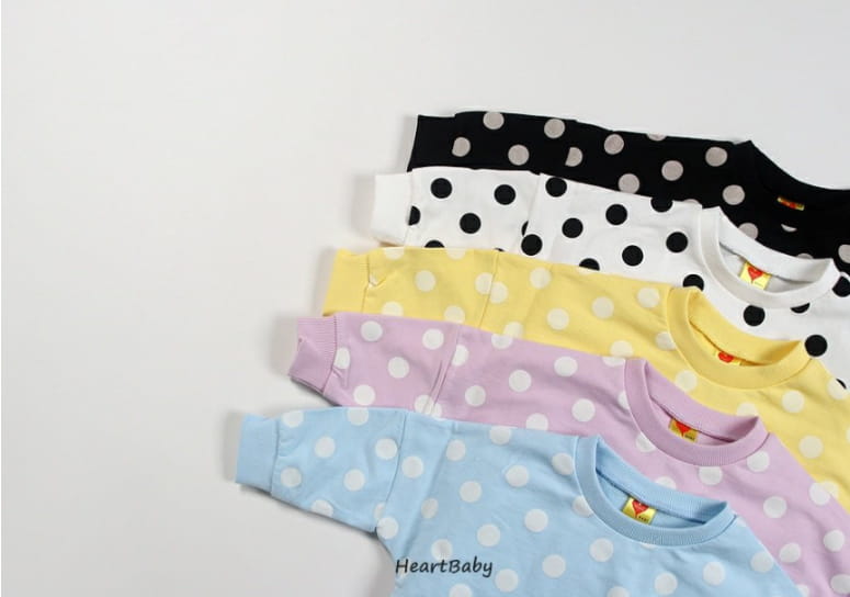 HEARTBABY - Korean Children Fashion - #Kfashion4kids - Bebe Dot Bodysuit - 5