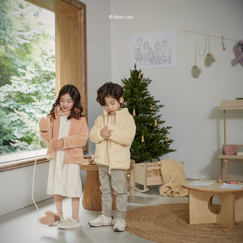 HERE I AM - Korean Children Fashion - #Kfashion4kids - Half Fake Turtleneck 