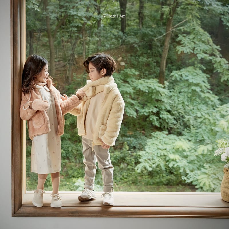 HERE I AM - Korean Children Fashion - #Kfashion4kids - Half Fake Turtleneck  - 3
