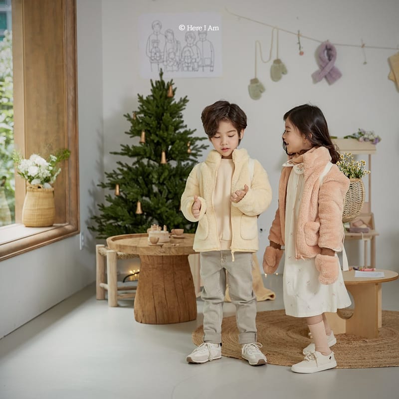 HERE I AM - Korean Children Fashion - #Kfashion4kids - Half Fake Turtleneck  - 4