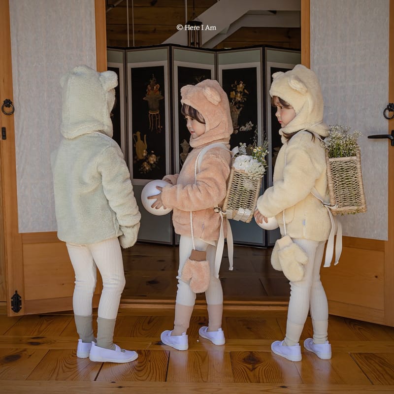 HERE I AM - Korean Children Fashion - #Kfashion4kids - Kinder Bear Hat - 3