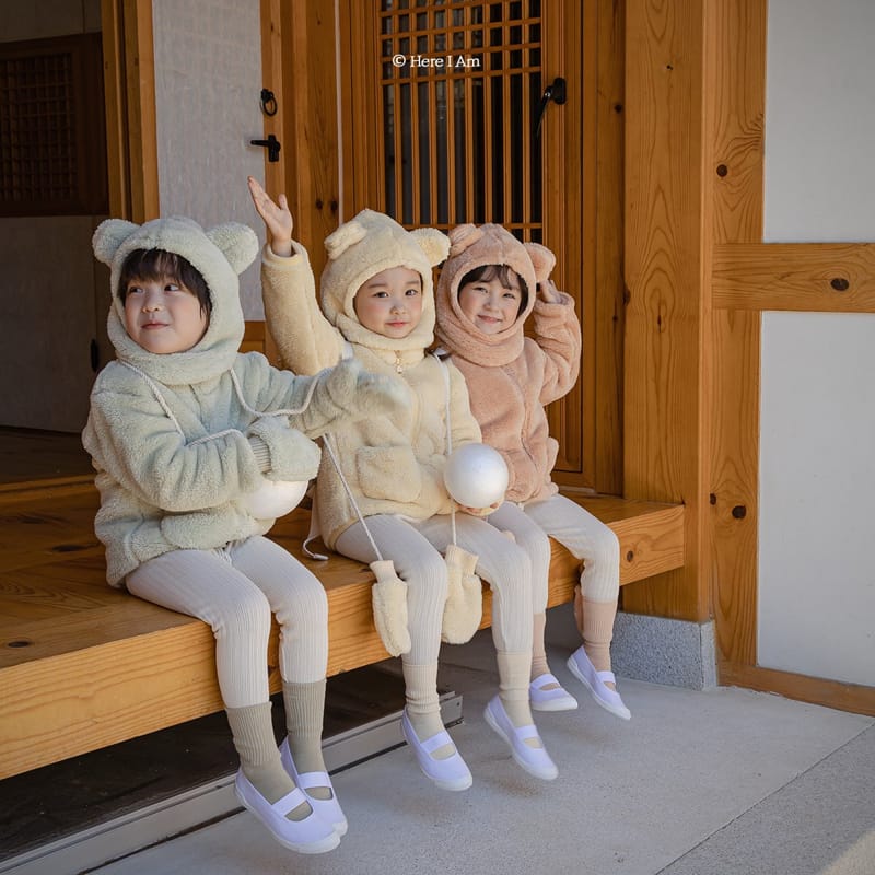 HERE I AM - Korean Children Fashion - #Kfashion4kids - Kinder Bear Hat - 4