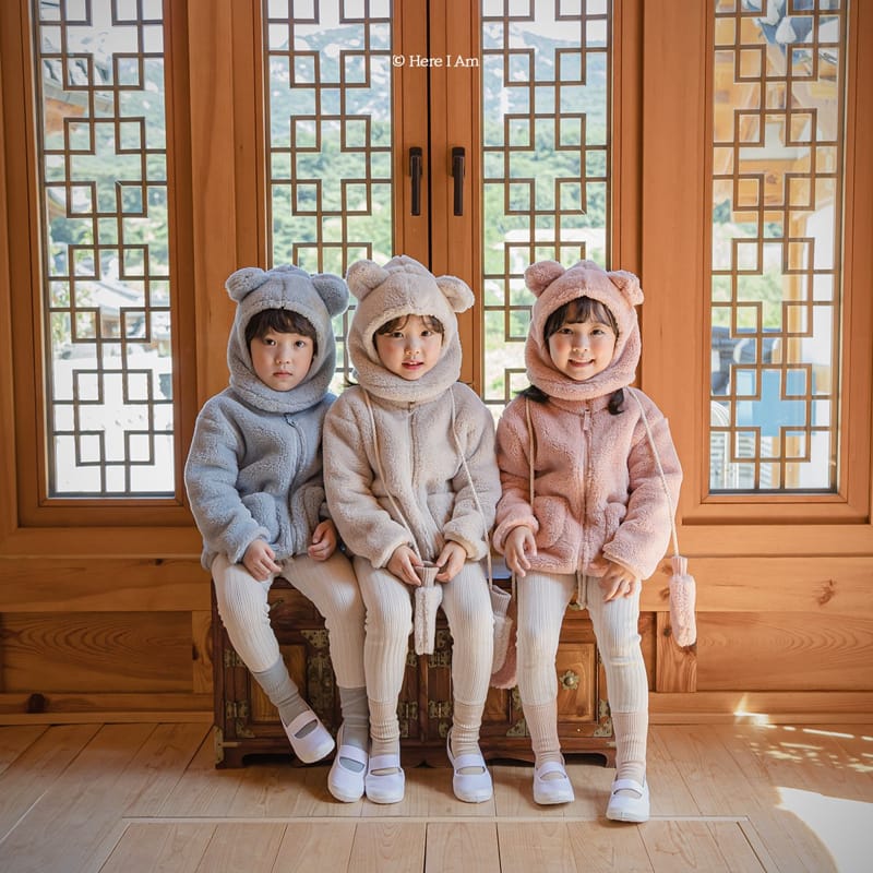 HERE I AM - Korean Children Fashion - #Kfashion4kids - Kinder Bear Hat - 5