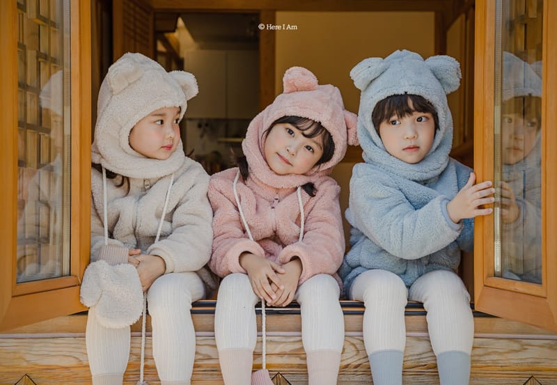 HERE I AM - Korean Children Fashion - #Kfashion4kids - Kinder Bear Hat - 8