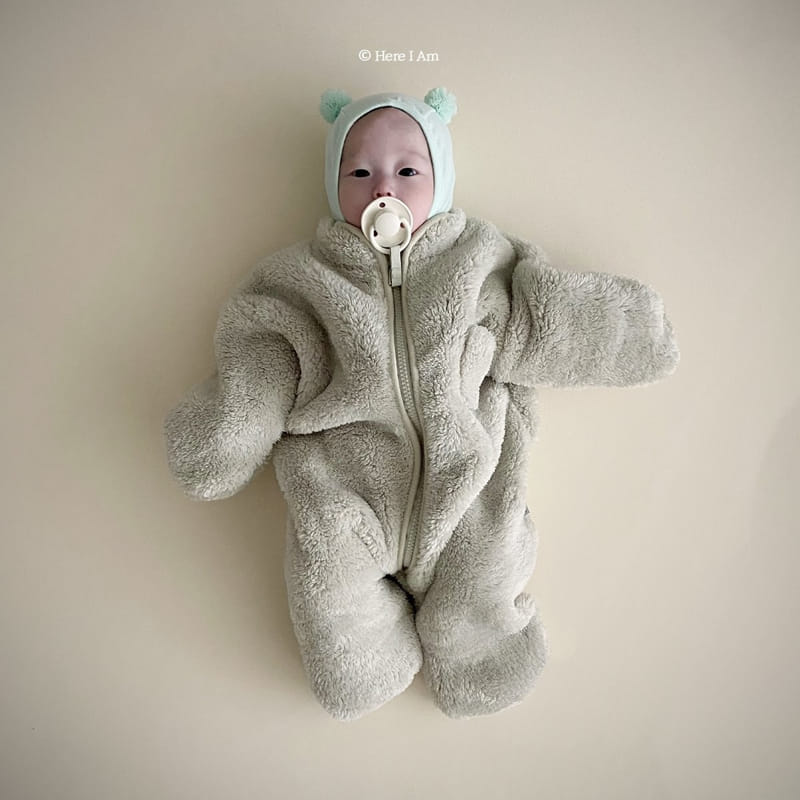 HERE I AM - Korean Children Fashion - #Kfashion4kids - Kinder Baby Bodysuit - 10
