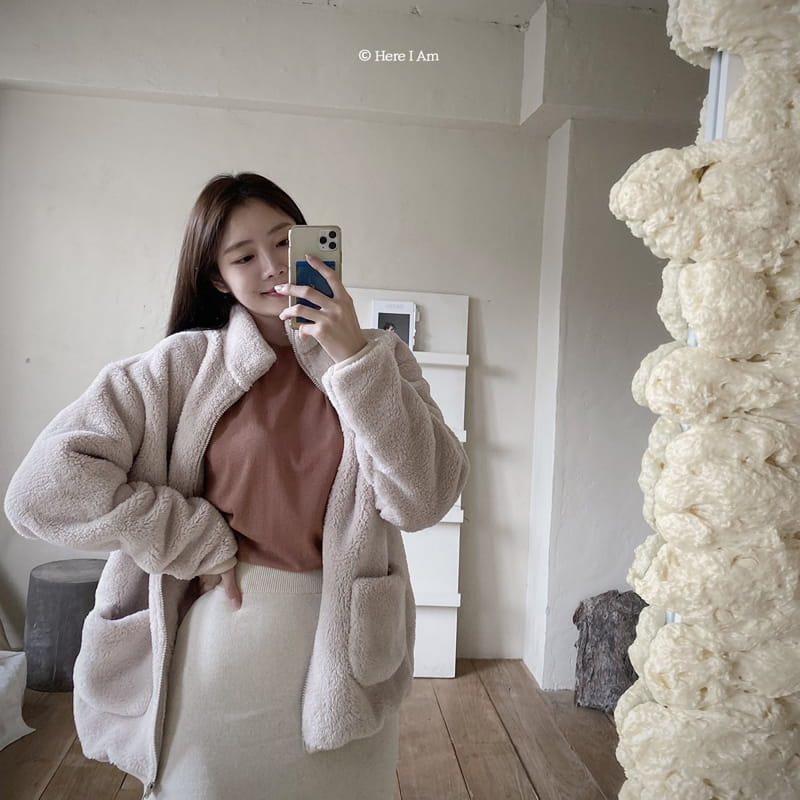 HERE I AM - Korean Children Fashion - #Kfashion4kids - Adult Kinder Fleece Jacket - 10