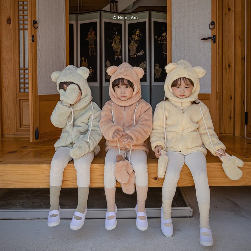 HERE I AM - Korean Children Fashion - #Kfashion4kids - Adult Kinder Fleece Jacket - 3
