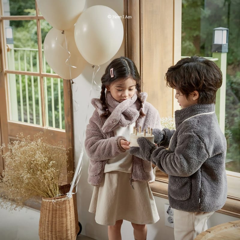 HERE I AM - Korean Children Fashion - #Kfashion4kids - Kinder Fleece Jacket - 10