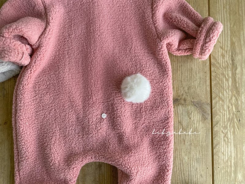 HI BYEBEBE - Korean Children Fashion - #Kfashion4kids - Arctic Baby Beat Boa Bodysuit - 3