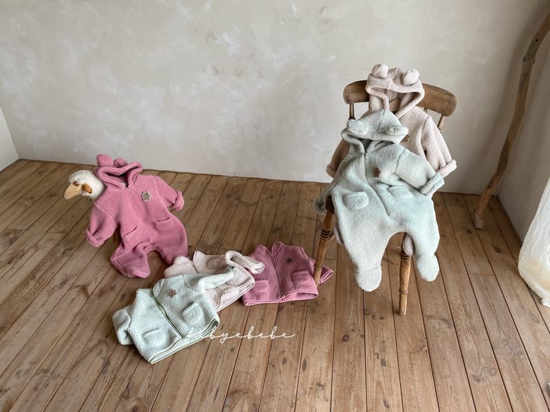 HI BYEBEBE - Korean Children Fashion - #Kfashion4kids - Arctic Baby Beat Boa Bodysuit - 8
