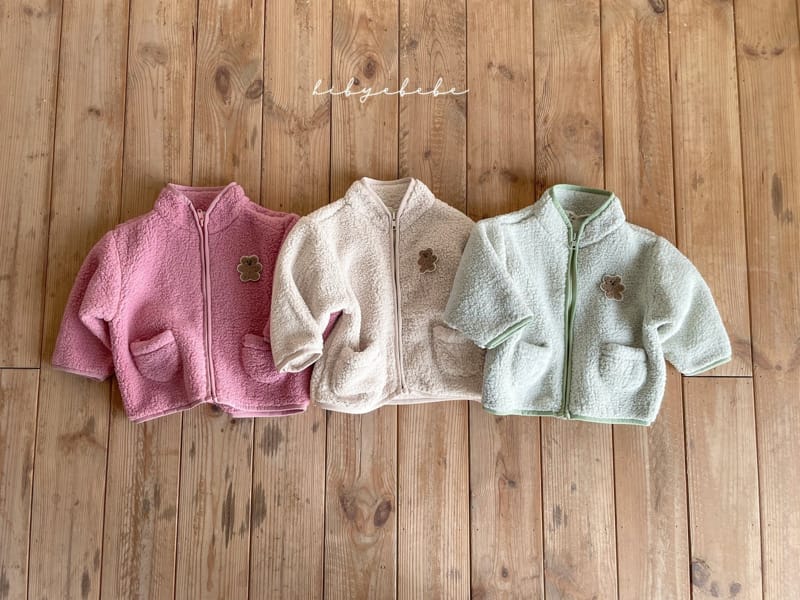 HI BYEBEBE - Korean Children Fashion - #Kfashion4kids - Arctic Baby Beat Boa Jumper - 6