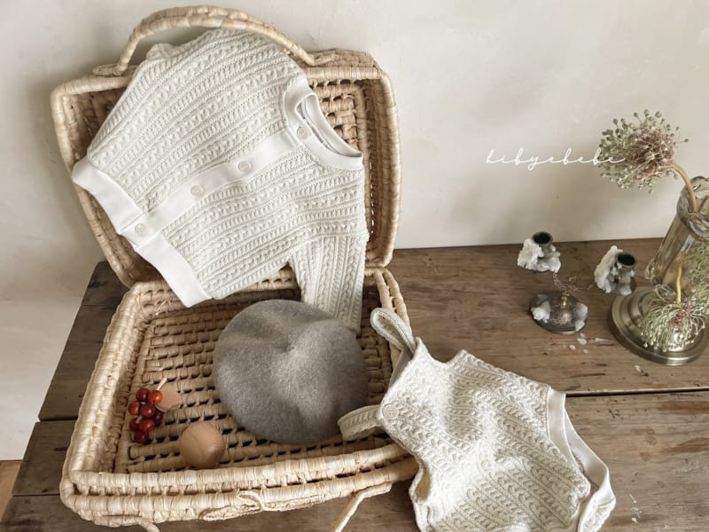 HI BYEBEBE - Korean Children Fashion - #Kfashion4kids - Honey Twist Knit Bodysuit - 12