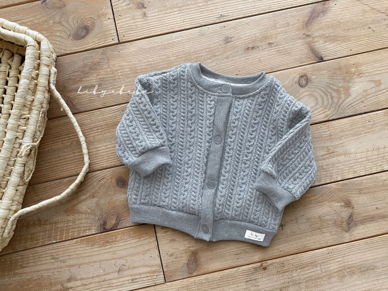 HI BYEBEBE - Korean Children Fashion - #Kfashion4kids - Honey Twist Knit Cardigan - 4