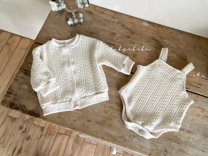HI BYEBEBE - Korean Children Fashion - #Kfashion4kids - Honey Twist Knit Cardigan - 7