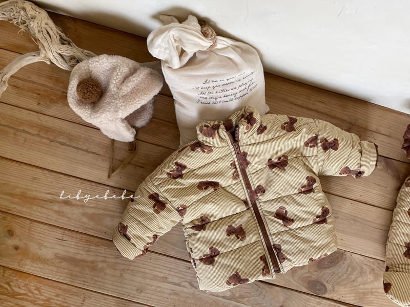 HI BYEBEBE - Korean Children Fashion - #Kfashion4kids - Check Teddy Padding Jumper - 10