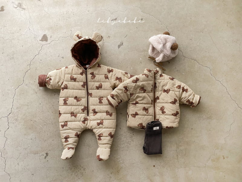HI BYEBEBE - Korean Children Fashion - #Kfashion4kids - Check Teddy Padding Jumper - 6
