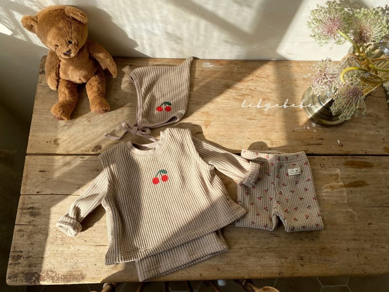 HI BYEBEBE - Korean Children Fashion - #Kfashion4kids - Waffle Friends Bonnet - 11