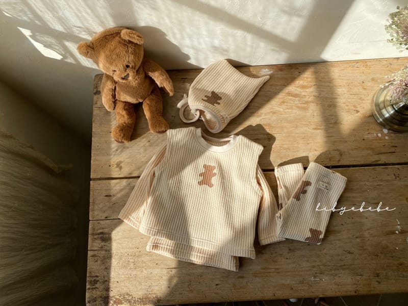 HI BYEBEBE - Korean Children Fashion - #Kfashion4kids - Waffle Friends Bonnet - 2