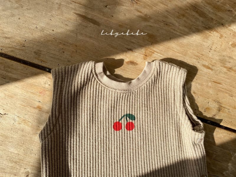 HI BYEBEBE - Korean Children Fashion - #Kfashion4kids - Waffle Friends Indoor Vest - 10
