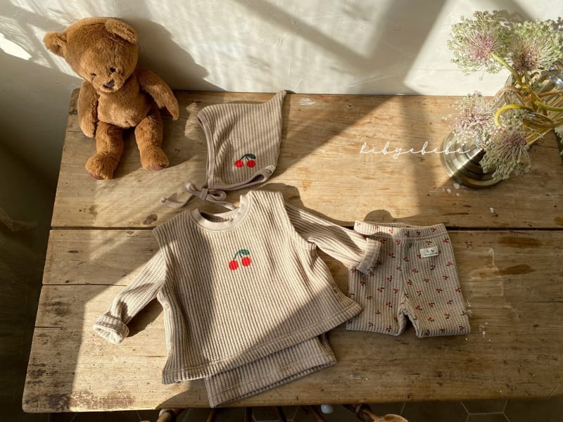 HI BYEBEBE - Korean Children Fashion - #Kfashion4kids - Waffle Friends Indoor Vest - 6