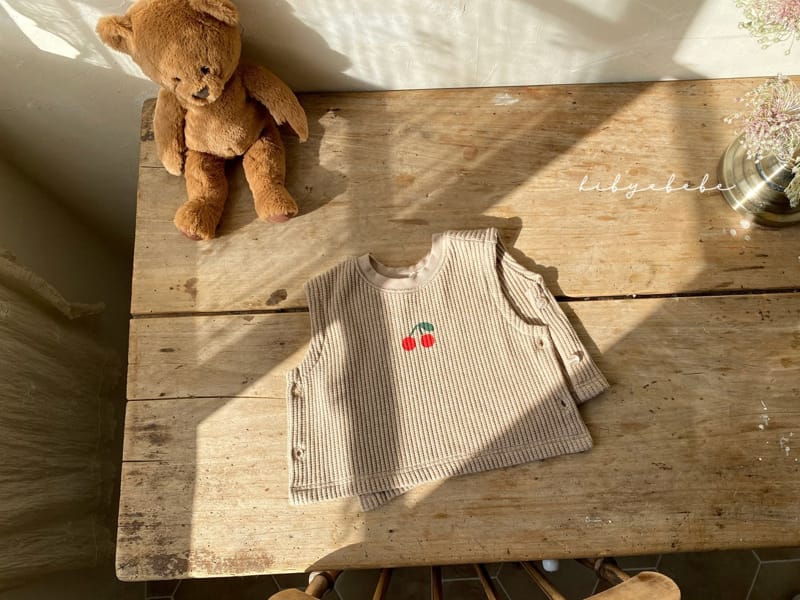 HI BYEBEBE - Korean Children Fashion - #Kfashion4kids - Waffle Friends Indoor Vest - 8