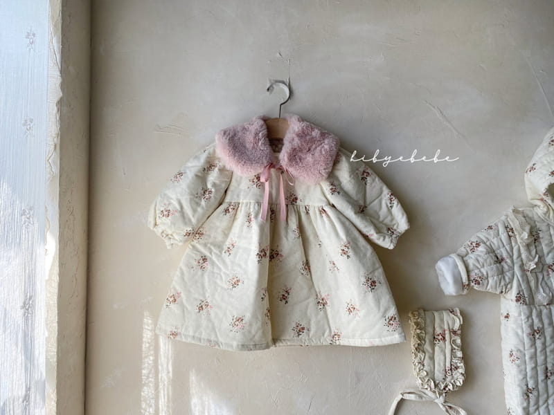 HI BYEBEBE - Korean Children Fashion - #Kfashion4kids - Emma Padding One-piece with collar - 2