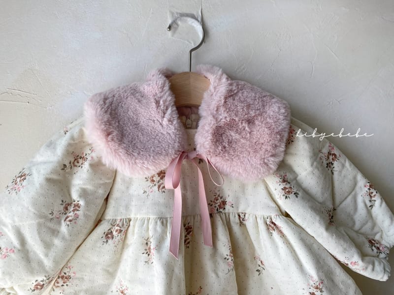 HI BYEBEBE - Korean Children Fashion - #Kfashion4kids - Emma Padding One-piece with collar - 3