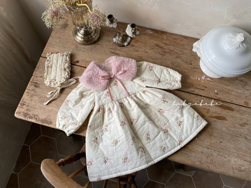 HI BYEBEBE - Korean Children Fashion - #Kfashion4kids - Emma Padding One-piece with collar - 4