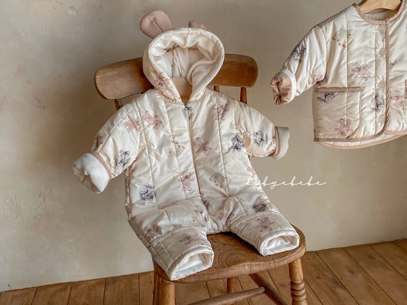 HI BYEBEBE - Korean Children Fashion - #Kfashion4kids - Zoo Padding Bodysuit - 2
