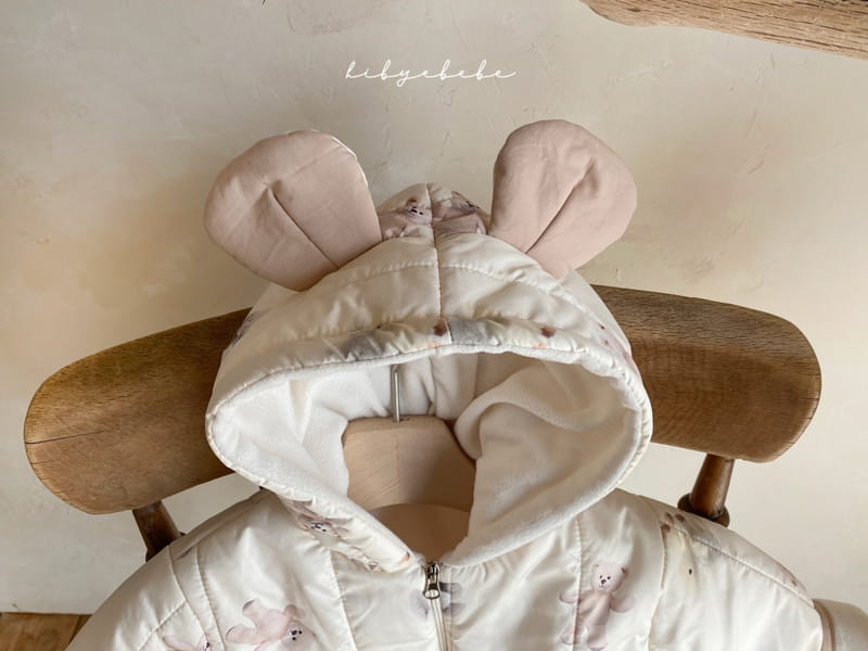 HI BYEBEBE - Korean Children Fashion - #Kfashion4kids - Zoo Padding Bodysuit - 3