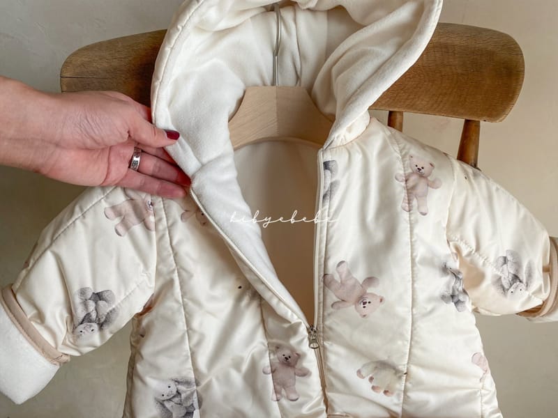 HI BYEBEBE - Korean Children Fashion - #Kfashion4kids - Zoo Padding Bodysuit - 4